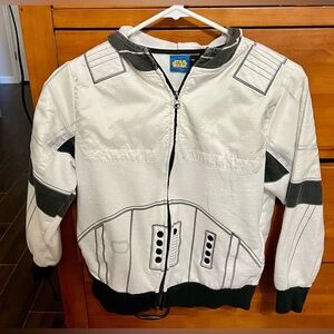 Star Wars Masked Zip Hoodie Lucasfilm LTD MD Logo Youth